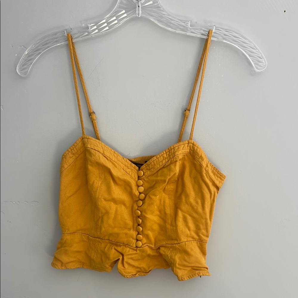 Mustard Yellow Women's Top